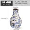 LemonRoad Vintage Ceramic Flower Vase 5.7 Inch, Orchid Style