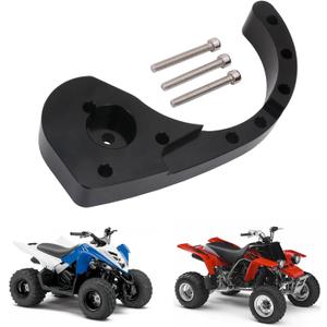 AnXin Engine Case Saver Case Protection Chain Guard CNC for Banshee 350 YFZ350 1987-2006 Black
