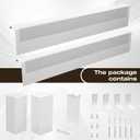 6 FT Baseboard Heater Cover for Baseboard Heating with Left and Right Endcaps, Baseboard Radiator Covers Adjustable Length from 3FT to 6FT for Replacing Baseboard Covers for Heaters