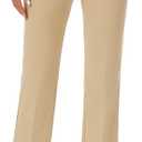 iChosy Women's Straight Leg Dress Work Ankle Pants Business Office Casual Slacks with Pockets
