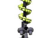 Furlihong 3807BH Tennis Ball Machine with Triangular Base, Adjustable Speeds, Oscillating Left&Right, Up&Down Swing Launch Port, for All Levels Training
