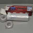 Window Insulation Kit – 63" x 394" Rolled Shrink Film with Double-Sided Tape for Up to 10 3' x 5' Windows, Window Plastic for Winterizing, Easy to Install & Energy Saving