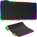 RGB Mousepad Led Mouse Pad, Large Mouse Pad,Led and Big Mouse mat (Black)