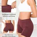 BAMBOO COOL Womens BoyShorts Underwear Seamless Boxer Briefs Mid Rise Full Coverage Breathable Stretch Ladies Panties 5 Pack (L)