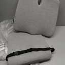 Elmara Doctor-Designed Car Seat Cushions for Driving Car Seat Back Support, Driver Seat Cushion and Back Cushion for Car, Pillow for Driving Seat The Ultimate Comfort Solution for Cars (
Gray
)