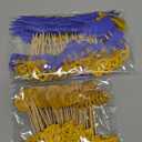 Chinco 100 Pack 2025 Graduation Cupcake Toppers Grad Cap Food Appetizer Picks Cake Graduation Party Decorations Diploma Cupcake Picks for Cake Class of 2025 Graduation Party(Blue and Gold)