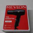 Revlon Compact Hair Dryer | 1875W Lightweight Design, Perfect for Travel, (Black)
