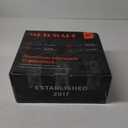 METOWARE Adjustable Trailer Hitch - Aluminum Tow Hitch Fits 2-Inch Receiver - Heavy Duty Drop Hitch with 4-Inch Drop/Rise for Truck (12,500 LBS GTW), Double Stainless Steel Locks & Hitch Pin (Black)