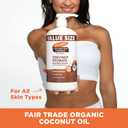 Palmer's Coconut Oil Formula Body Lotion for Dry Skin, Hand & Body Moisturizer with Green Coffee Extract & Vitamin E, Value Size Pump Bottle, 33.8 Fl Oz (Pack of 1)