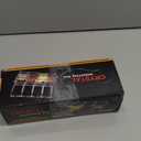 4 PCS Seasoning Box, Clear Spice Containers with Spoon, Acrylic Toppings Containers with Lids, Kitchen Multi Spice Box for Salt, Sugar, Pepper, Garlic Powder