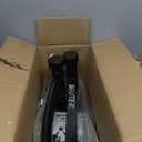 Bike Trainer, Magnetic Bicycle Stationary Stand for Indoor Exercise Riding, 26-29" & 700C Wheels, Quick Release Skewer & Front Wheel Riser Block Included (BLACK)