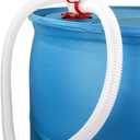 Zeeline By Milton ZE369W, Siphon Drum Pump, Manual Siphon Pump with Flexible 48 Hose,7 Gallons Per Minute, Transfer Liquids from 55Gallon Drums or Smaller, Def Drum Pump,(Polyethylene/Polypropylene)