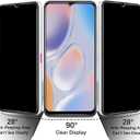 2 Pack Privacy Screen Protector for T Mobile Revvl 7/REVVL 8 Anti Spy Tempered Glass, Anti Scratch, Bubble Free, Case Friendly, 6.33"L x 2.79"W