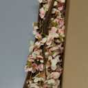 Uieke 3PCS Silk Cherry Blossom Branches, 40.5in Artificial Cherry Blossom Flowers Long Stems Fake Flowers Arrangements for Tall Vase Wedding Home Spring Japanese Decor, Yellow Pink