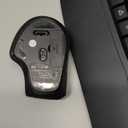 Wireless Keyboard and Mouse Combo, 2.4G Full Size Wave Keys Ergonomic Keyboard with Wrist Rest and 3-Level DPI Adjustable Wireless Ergonomic Mouse for Windows, Mac OS Desktop/Laptop/PC(Black)