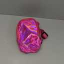 Holographic Thigh Bag | Carnival Leg Harness for Women | Outdoor Waist Pouch | J'ouvert Travel Leg Pack with Adjustable Colored Straps | Pink