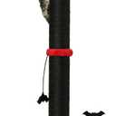MECOOL Cat Scratching Post Premium Sisal Scratch Posts with Hanging Ball Vertical Scratcher for Indoor Cats and Kittens,Black (34 inches for Adult Cats)