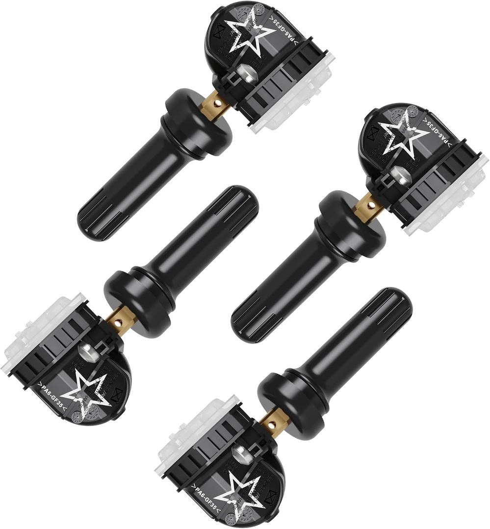 CDWTPS TPMS Sensor GM 4-Pack, 315MHZ Tire Pressure Monitor System for GM| GMC | Chevy | Buick | Cadillac Replace#13598771,13598772,13586335,13581558,20923680