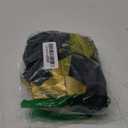 DEEKA 8PCS 8" Two Toned Large Glitter Cheer Bows Shiny Cheer Hair Bows Ponytail Holder Handmade for Cheerleader Girls Softball Sports -g Gold/Black (1 Count (Pack of 8))