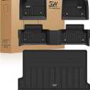 3W Floor mats & Cargo Liner fit for Range Rover Evoque 2020-2024 2025 2026,TPE All Weather Custom Fit Floor Liner Full Set Car Liners