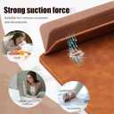 2 x Magnetic Leather clipboard with Pen Holder - Small Clipboard for Office Supplies, Perfect Clip Board for Professionals (Brown, B6 85.2in)