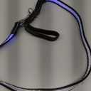 Light Up Dog Leash 4FT Color Changing 7 Lighting Modes Rechargeable LED Lighted Glow Dark Leash for Night Walking for Small Medium Large Dogs Blue Green Pink