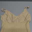 Women Open Bust Bodysuit Seamless Tummy Control Full Body Shaper Shapewear Capri Butt Lifter Thigh Slimmer (Beige, S)