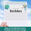 Eupako 50 Pack White-Blank-Cards-and-Envelopes-5x7-Heavyweight-Folded-Cardstock-and-A7-Envelopes-Self-Seal for DIY Greeting Cards, Invitations, Wedding, Baby Shower, Birthday