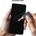 ZAGG Fusion Privacy Anti-Glare Samsung Galaxy S25 Ultra Screen Protector - Flexible Hybrid Polymer, Matte Finish, 2-Way Privacy Filter, Recycled Materials, InvisibleShield, Easy Application