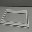LBG Products Window Air Conditioner Side Panel and Frame Set,AC Accordion Filler Kit,Fits Most 12000BTU Window Air Conditioners,Window AC Side Panels