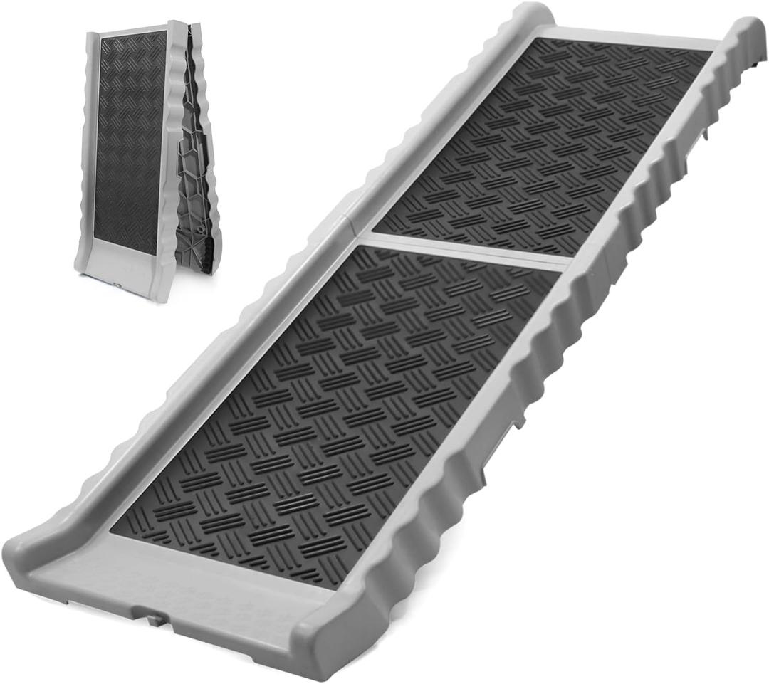 PawStep 50893 Pet Ramp with Soft Traction Lightweight Portable Dog & Cat Ramp for Beds, Couches, Cars & SUVs, Non-Slip Surface for Senior & Small Pets
