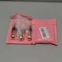 Wine Stoppers for Wine Bottles 6Pcs Vacuum Wine Bottle Stopper with Silicone Reusable Wine Corks, Leak proof Keep Fresh Suitable for Standard (Goldrose, 6 Pack)