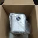 EasyKey Space Heater for Large Rooms, 24-Inch Electric Indoor Heater, 1500W Ceramic PTC Heater, Air Purifying Filter Tower Heater, 80 Wide Angle Swing Timer, Overheating and Fall Protection, White