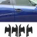 Aunginsy Exterior Handle Cover Trims - Compatible with Subaru Crosstrek 2023-2024, Scratch Protection, Decorative Accessory (Carbon Fiber Pattern(Door Handle Bowl))