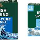 Irish Spring Bar Soap for Men, Moisture Blast, 3.7 Oz, 24 Pack & Icy Blast Bar Soap for Men, Mens Soap, Smell Fresh and Clean 12 Hours