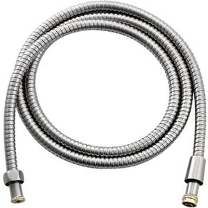 Purrfectzone Universal 72" Extra Long Shower Replacement Hose, Leak Proof Stainless Steel Shower Hose, Kink-free Anti-twisting design, Brushed Nickel