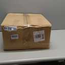 JOSTZHXIN Home Rolling Stool, PU Leather Rolling Chair with Back, Height Adjustable Swivel Chair for Teen Petite Adults, Black