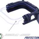 2 x T-ENGINE Band Compatible with Apple Watch SE Band 44mm Series 6 5 4 Series 3 42mm for Men and Women (Blue)