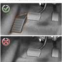 Car Floor Mats for Ford Transit Connect: 2014-2021 Front Row Mats, Only Fit Vinyl Floor and Floor Posts, All Weather Floor Liners for Connect Van Accesories, Heavy-Duty Anti-Slip Black TPE Carpets