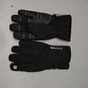 Balhvit -10℉ Waterproof Winter Gloves for Men & Women, 5-Layer Ski & Snow Gloves for Cold Weather, Breathable Warm Gloves with Touch Screen Fingers (L, Black)
