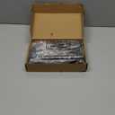 Patelai Serving Utensils Set Include Stainless Steel Large Spoons Slotted Spoons Forks Tongs Soup Ladle and Pie Server for Parties Buffet Catering, Dishwasher Safe (Black, 10 Pieces)