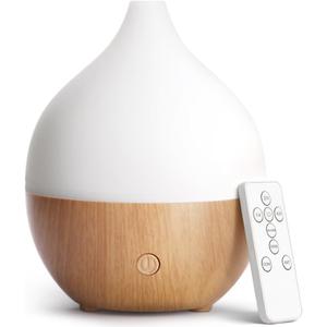 SALKING Essential Oil Diffuser with Remote Control, 100ml Small Aromatherapy Diffuser for Essential Oils, 2 Mist Modes Ultrasonic Diffusers, Cool Mist Humidifier with Timer, for Office Home