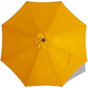 MASTERCANOPY Patio Umbrella 10 ft Replacement Canopy for 8 Ribs-Gold Canopy Only