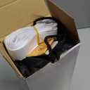 Sunolga Waterproof Door Draft Stopper Blocks Hot and Cold Air with Removable Washable Cover for Bottom of Door, All-Season Seal for Wind, Door Sweep for Gaps Up to 3", Home Essentials, 30", Black