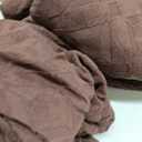 Genina Waterproof Chair Covers for Dining Room Set of 6, Removable Washable Chair Slipcover Protectors, Chocolate