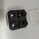 Schaller 14010401 Security Straplocks, Black Chrome