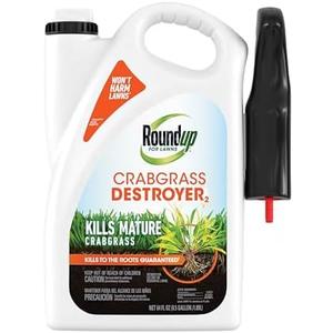 Roundup for Lawns Crabgrass Destroyer2, Tough Weed Killer, Kills Crabgrass, Foxtail, Goosegrass, 64 oz.
