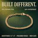 Galis Cuban Link Bracelet for Men - Silver Plated Over Premium Stainless Steel Bracelets, Mens Gifts Ideas, Stylish Men's Jewelry, Gifts for Him 7" Wrist Size & 9mm Thick