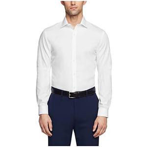 Tommy Hilfiger Men's Slim Fit Non Iron Solid Dress Shirt - Size XL