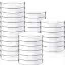 30Pcs 90 x 15mm Plastic Petri Dishes,Culture Dish with Lids for School,Laboratories Themed Party